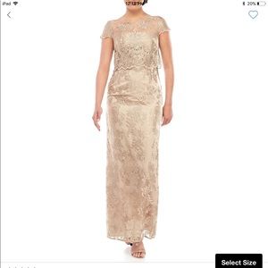 Gold long dress